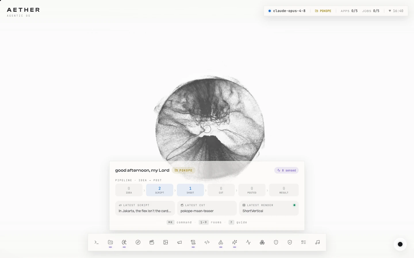 AETHER OS — Personal Agentic Operating System