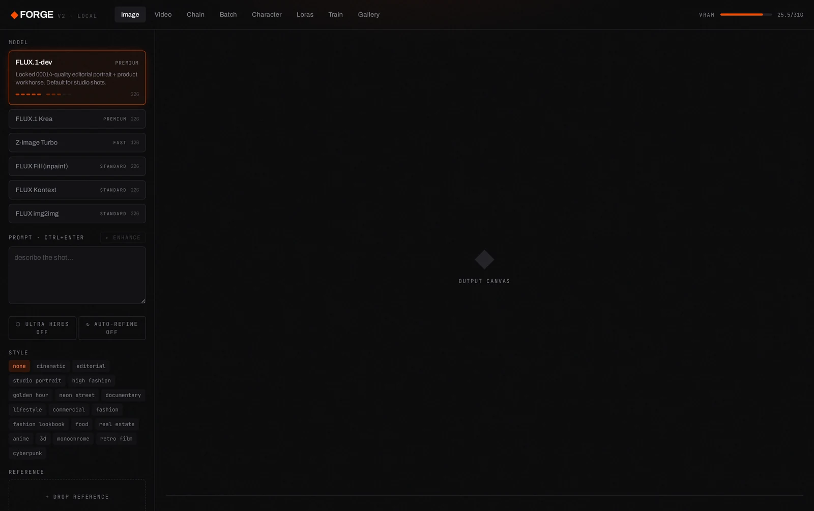 FORGE — Local Generative-AI Studio